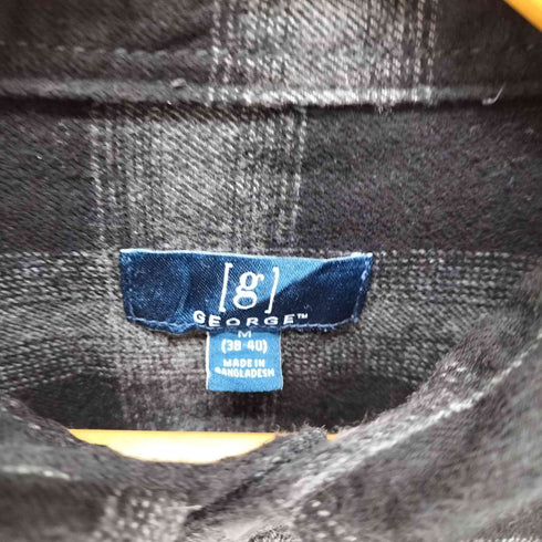 ジョージ GEORGE コットンレーヨン オンブレ フランネル BDシャツ メンズ import:M